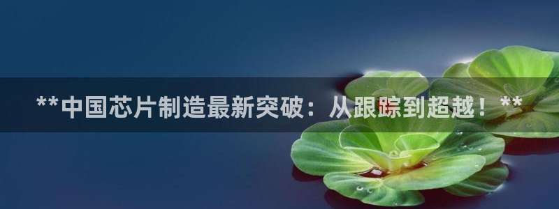 所有彩神购买首页：**中国芯片制造最新突破：从跟踪到超越！*