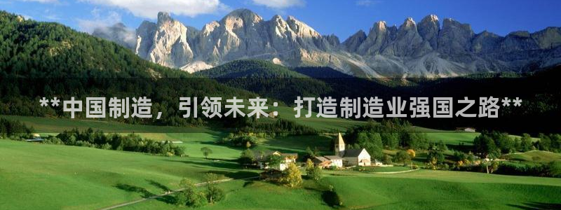 天天赢彩神：**中国制造，引领未来：打造制造业强国之路**
