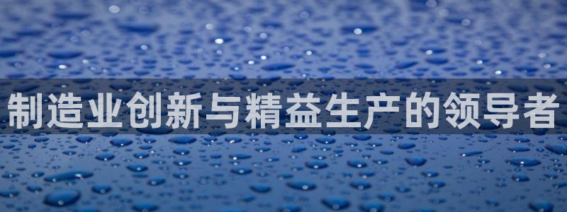 彩神vll官网-最新版app下载：制造业创新与精益生产的领导