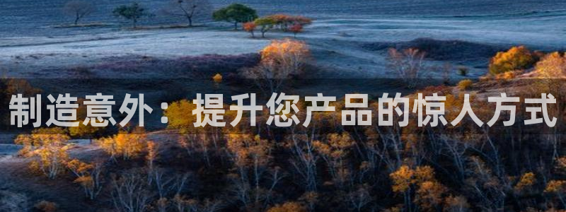 彩神v：制造意外：提升您产品的惊人方式
