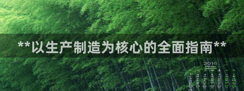 彩神ⅴll用户登录：**以生产制造为核心的全面指南**