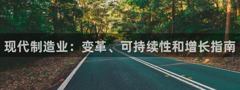 彩神团队是真的吗：现代制造业：变革、可持续性和增长指南