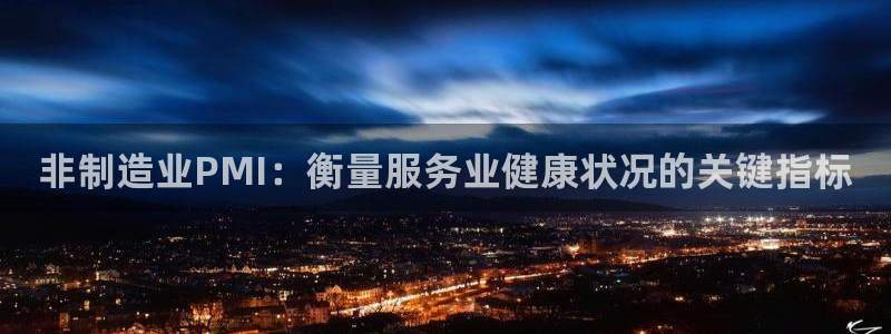 彩神app能挣到钱吗：非制造业PMI：衡量服务业健康状况的关