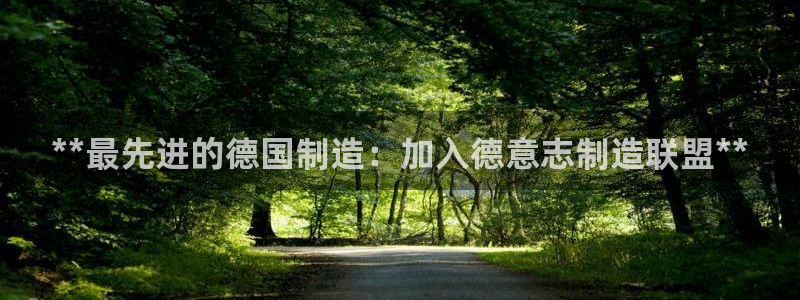彩神8彩平台：**最先进的德国制造：加入德意志制造联盟**