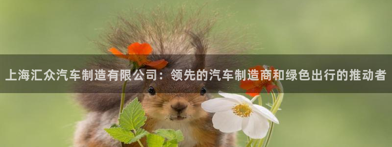 彩神通官方网：上海汇众汽车制造有限公司：领先的汽车制造商和绿色出行的推动者