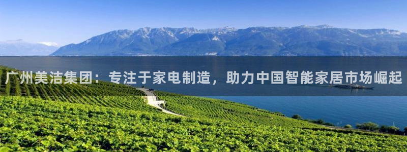 彩神是正规平台吗是真的吗：广州美洁集团：专注于家电制造，助力中国智能家居市场崛起