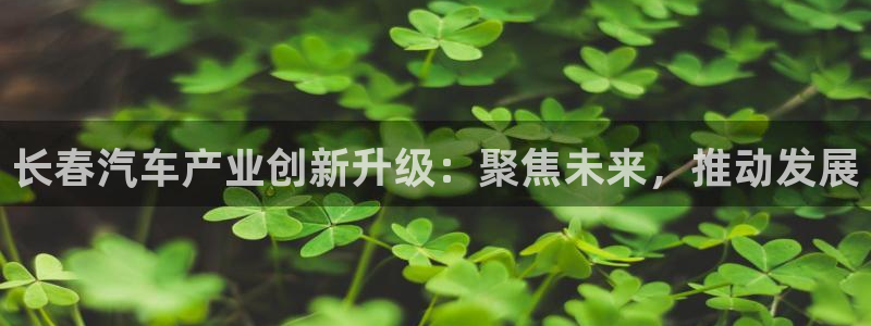 彩神vlll(中国)百度百科：长春汽车产业创新升级：聚焦未来，推动发展