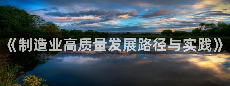 彩神iv争霸购彩大厅：《制造业高质量发展路径与实践》