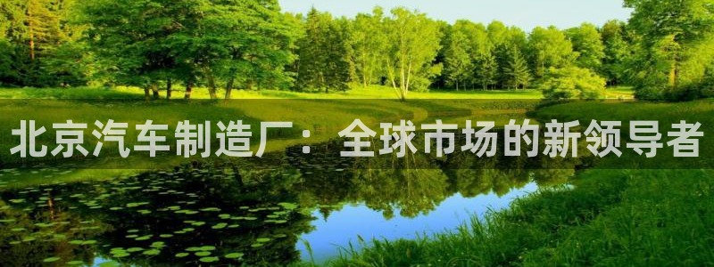 彩神vi争霸官网：北京汽车制造厂：全球市场的新领导者